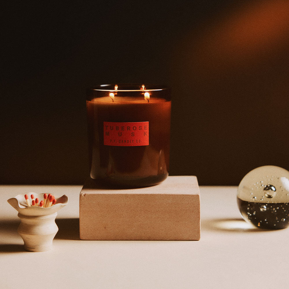 Hi-Fi Line: Tuberose Musk – Soy Candle Large