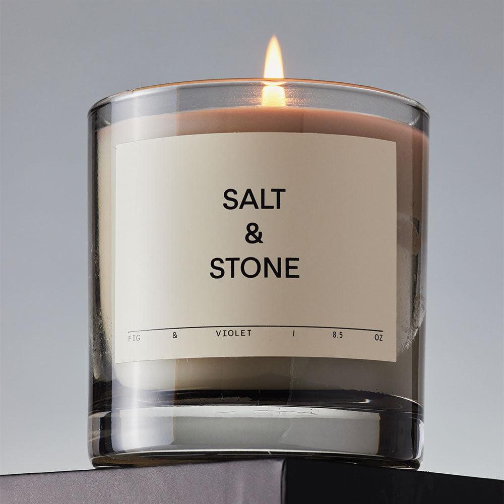 Salt & Stone Candle – Fig & Violet